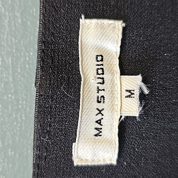 MAX STUDIO, Pin striped dark gray with white pin striped. Size medium. Office. - Picture 5 of 9